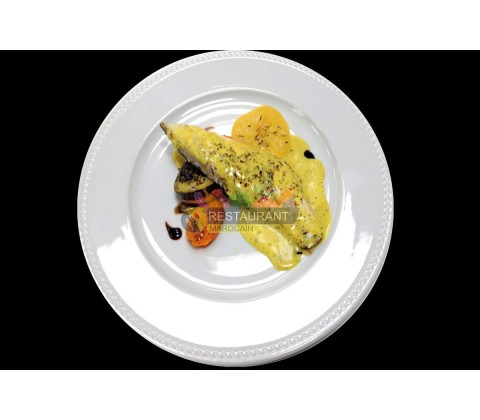 Filet de Bar Crémeux Safrané