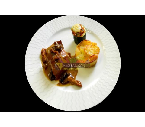 Carré de Veau aux Echalottes et Cèpes