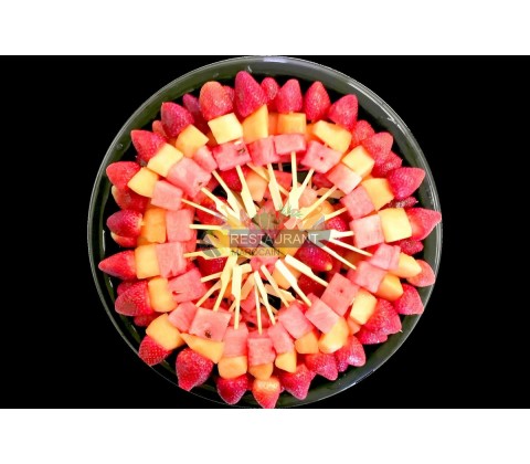 Fruits Frais en Brochette Rainbow