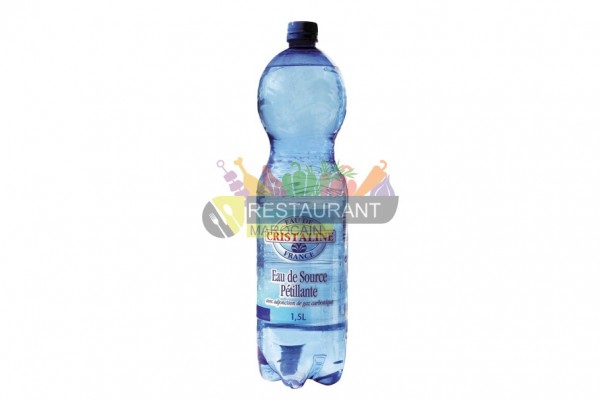 36 Bouteilles de Cristaline Gazeuse 1l5