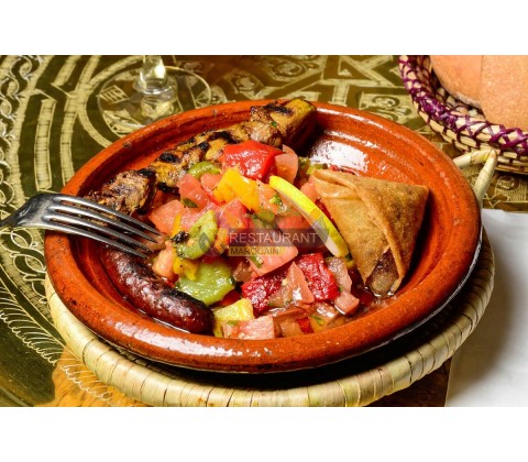 Assiette du chef aux 4 mets