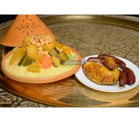 Couscous Poulet fermier Merguez
