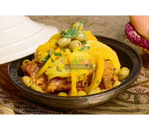 Tajine d'Agneau olives citron confit