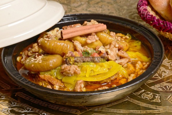 Tajine d'Agneau Figues et Noix