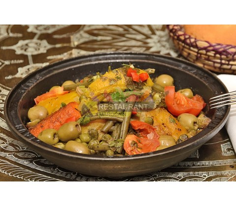 Tajine Végétalien, livraison tajine paris et region parisienne