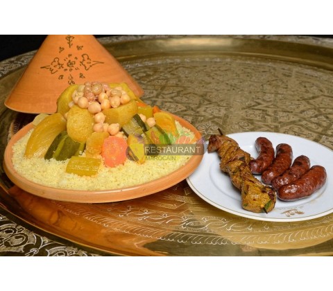 Couscous Brochettes Merguez, livraison couscous paris et region parisienne