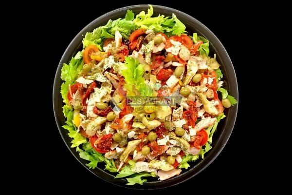 Salade au Poulet Sauce César, livraison salade fraiche
