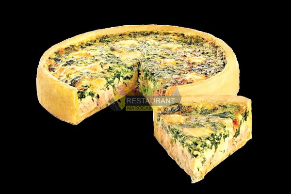 Quiche Saumon Epinard 10/12 personnes