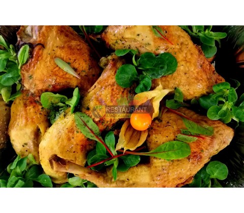 Cuisse de Poulet Fermier Marinée et Rôtie
