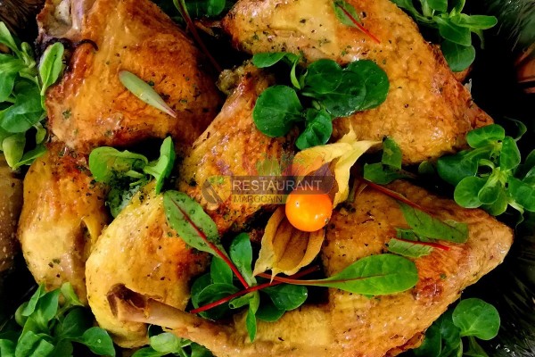 Cuisse de Poulet Fermier Marinée et Rôtie