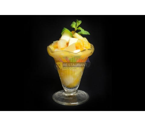 Macédoine de Fruits frais à l'orirntal