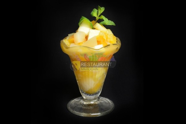 Macédoine de Fruits frais à l'orirntal